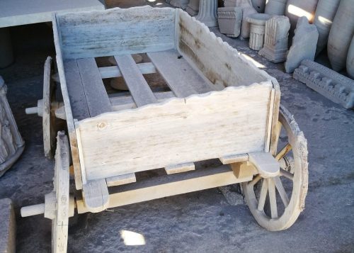 An ancient wooden wagon