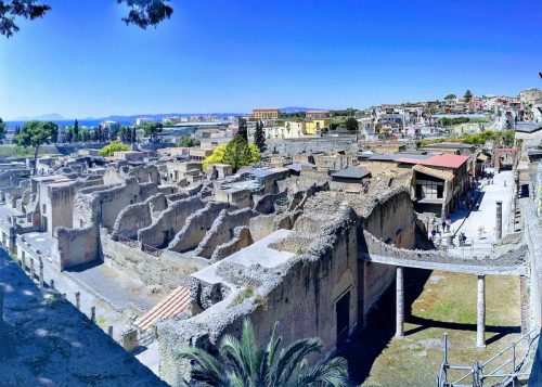 The ancient town of Heculaneum