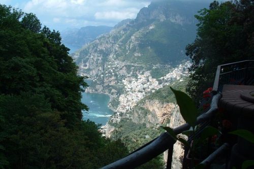 A view of Positano